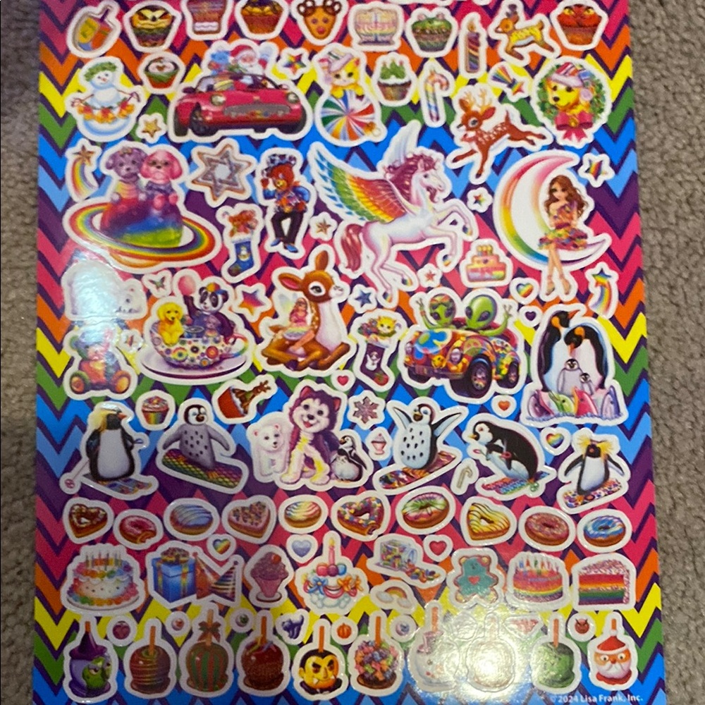 Lisa Frank Rainbow Sticker Collection - Picture 3 of 3
